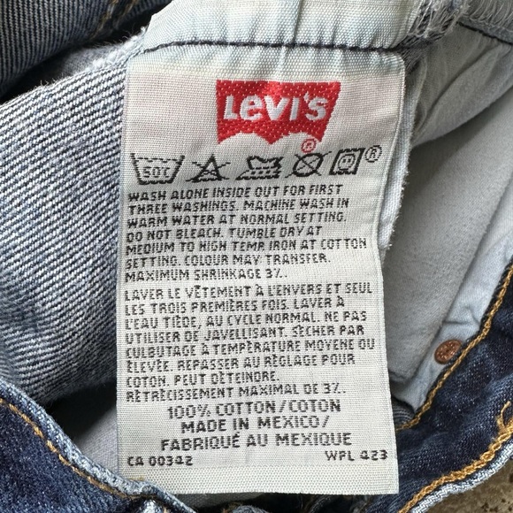 ๐ Vintage Levi's 501 Straight Leg Jeans - Size 30x32 - Picture 4 of 5